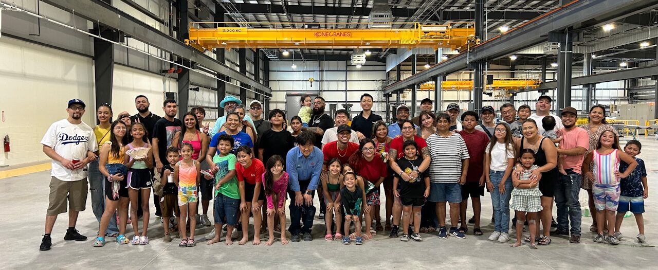 Family day at the Maruichi plant in Texas.