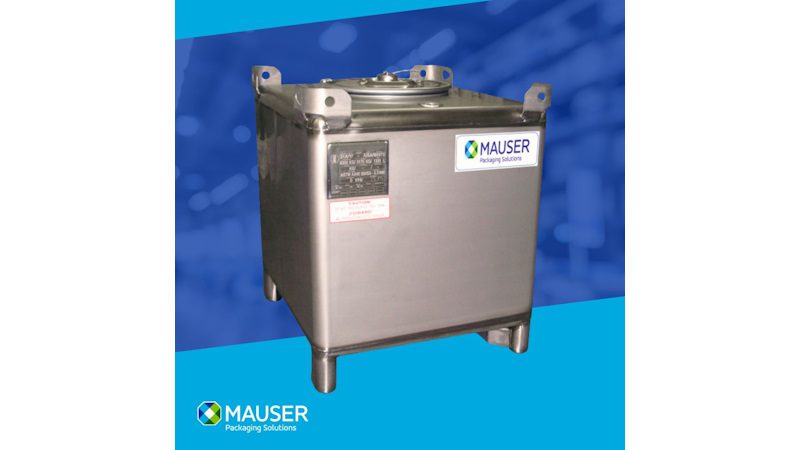 Mauser introduces a new line of stainless steel IBCs Mauser introduces a new line of stainless steel IBCs