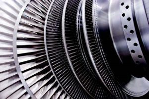 Blades in a steam turbine are subjected to high centrifugal forces and temperature gradients.