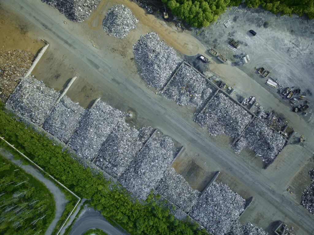 Scrap in Tornio in summer 2023 Scrap in Tornio in summer 2023