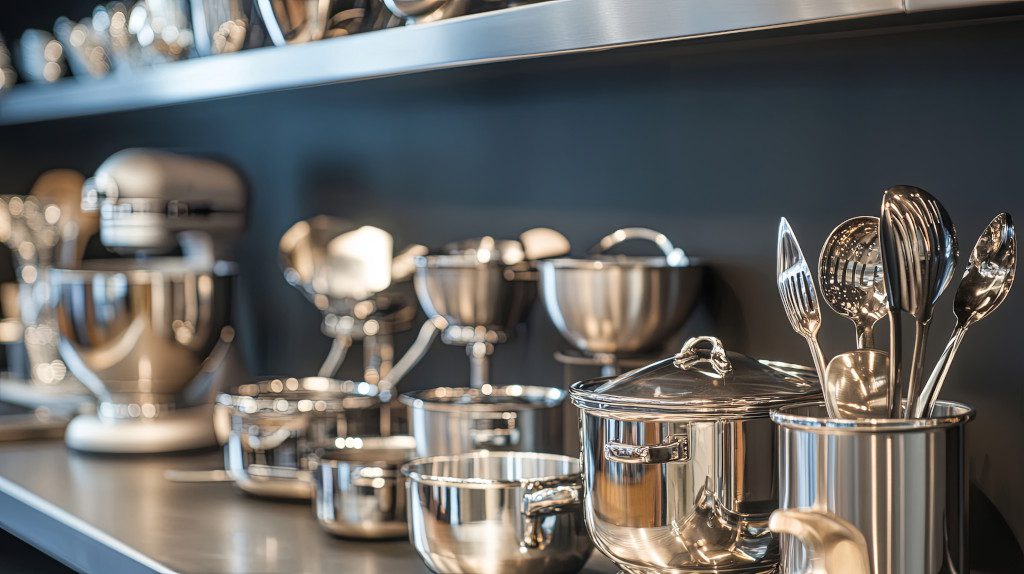 stainless cookware dreamstime_xxl_358928267 Stainless steel is an intrinsically safe and environmentally responsible choice for cookware. Photo: Dreamstime