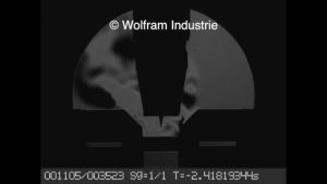 A resolution of more than 1,000 data points per second is required so that electrode wear, shielding gas influences or shielding gas turbulence can be recorded at all. Source: Gesellschaft für Wolfram Industrie mbH