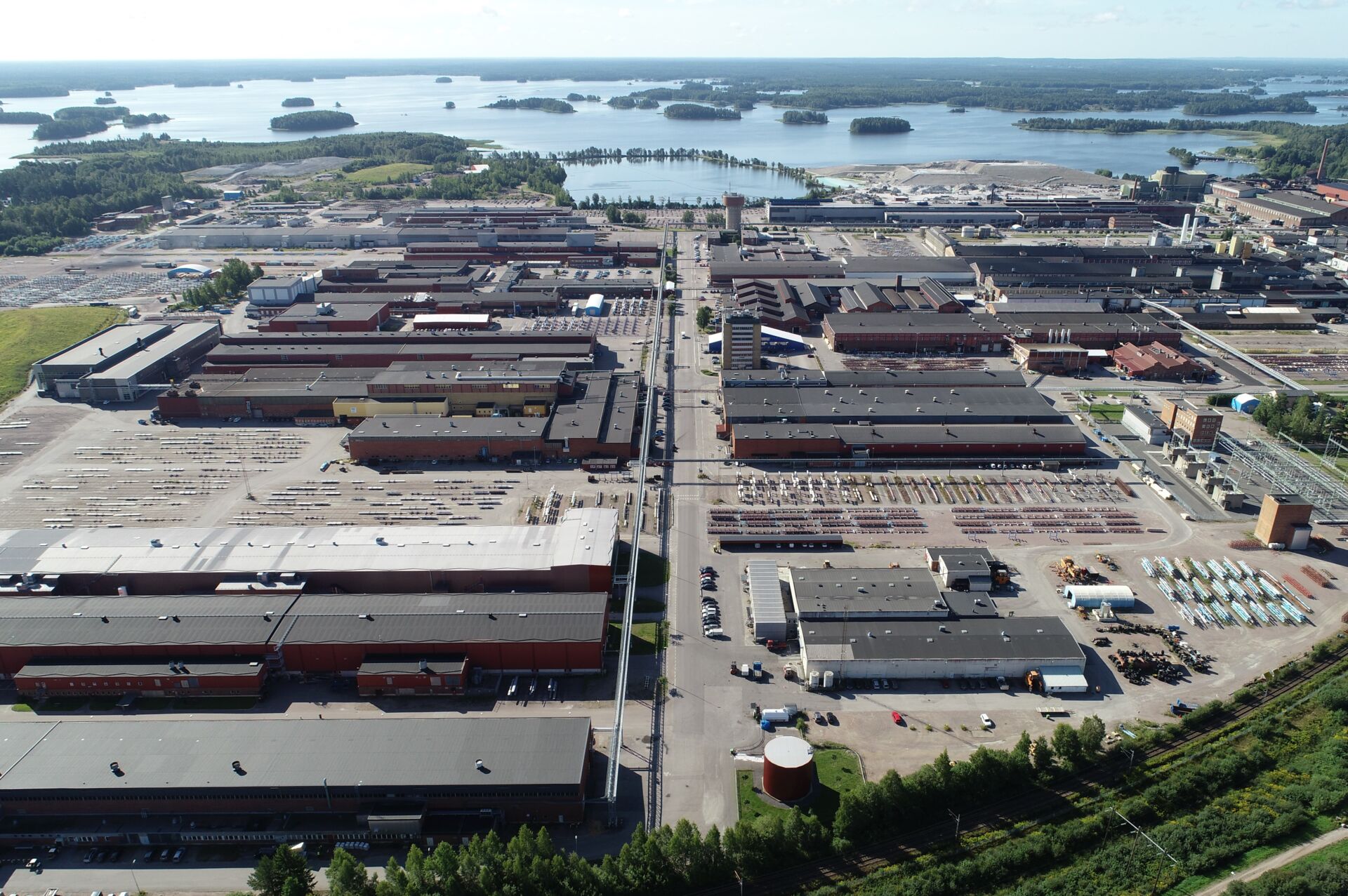 The Sandviken industrial park in Sweden