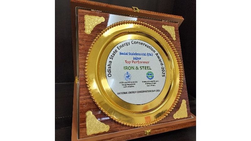 Jindal Stainless’ Jajpur unit earns ‘Top Performer’ tag