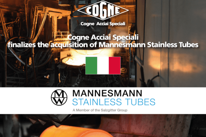 DMV: Cogne schließt Übernahme von Mannesmann Stainless Tubes ab
